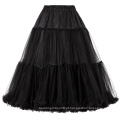 Belle Poque Sobretaxa de luxo retro de vestido Black Vintage Dress Crinolina Petticoat Underskirt BP000178-1